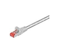 Goobay 93547 CAT 6 Cavo Patch di Rete S/FTP (PiMF), Trasparenza, 1m Lunghezza