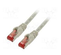 Goobay 93650 CAT 6 Cavo Patch di Rete S/FTP (PiMF), Grigio, 7.5m Lunghezza