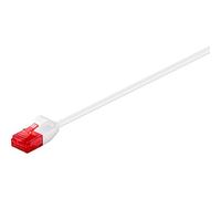 Goobay 93712 CAT 6 Slim Cavo Patch, U/UTP, Bianco, 20m Lunghezza