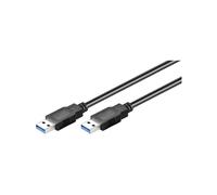 Goobay 93928 USB 3.0 Super Speed Cable, Black, 1.8m Length 1x