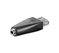 Goobay 93982 Adattatore USB 2.0 ad Alta Velocità, Presa 3, 5 mm