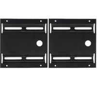 Goobay 93990 Telaio di Installazione per Hard Disk da 2, 5" in 3, 5", Nero (Confezione da 2)
