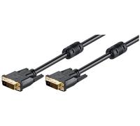 Goobay 94112 Cavo DVI-D FullHD Dual Link dorato - Spina DVI-D Dual Link (24+1 pin) > Spina DVI-D Dual Link (24+1 pin)