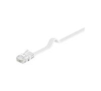 Goobay 95153 CAT 6 Cavo Piatto Patch di Rete U/UTP, Bianco, 3m Lunghezza