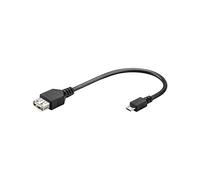 AD USB OTG ABMB - Cavo USB OTG, connettore Micro B a presa A USB 2.0