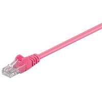 goobay 95220 CAT 5e Cavo di collegamento, U/UTP, Magenta, 10 m Lunghezza