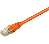 goobay 95230 CAT 5e Cavo di collegamento, U/UTP, Arancione, 20 m Lunghezza