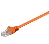 goobay 95265 CAT 6 Cavo di collegamento, U/UTP, Arancione, 10 m Lunghezza