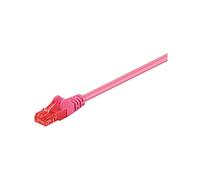 Goobay 95270 CAT 6 Cavo Patch di Rete, U/UTP, Magenta, 2m Lunghezza