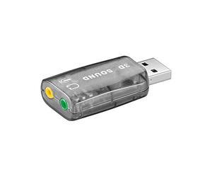 Goobay 95451 Scheda Audio USB 2.0, con Virtual 5.1 Channel Soundtrack