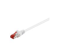 Goobay 95461 CAT 6 Cavo Patch di Rete S/FTP (PiMF), Bianco, 0.25m Lunghezza