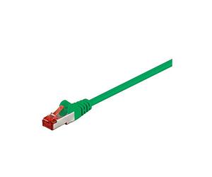 Goobay 95580 CAT 6 Cavo Patch di Rete S/FTP (PiMF), Verde, 1.5m Lunghezza