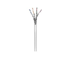 Goobay 95696 CAT 6 cavo di Rete Matassa, S/FTP (PiMF), Grigio, 305m Lunghezza