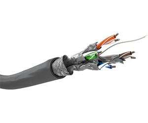 Goobay 95696 cavo di rete Grigio 305 m Cat6 S/FTP (S-STP) - Nouvo