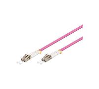 Goobay 95934 Cavo in Fibra Ottica, Multimode (OM4) Violett, Viola, 1 m Lunghezza del Cavo