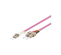 Goobay 95944 Cavo in Fibra Ottica, Multimode (OM4) Violett, Viola, 2 m Lunghezza del Cavo
