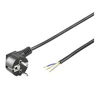 Goobay 96034 Cavo Alimentazione, Cavi Alimentazione Prolunga Alimentatore, 5m Lunghezza del Cavo, Nero