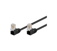 GOOBAY 96085 - Cavo patch categoria 5e (2 x 90°), nero, 0,50 m
