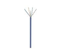 Goobay 96096 CAT 6a Cavo di Rete Matassa, U/UTP, Blu, 100 m Lunghezza del Cavo