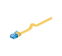 Goobay 96307 CAT 6A Cavo Piatto Pach, Rete, U/UTP, Giallo, 1 m Lunghezza del Cavo