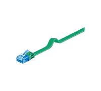 Goobay 96330 CAT 6A Cavo Piatto Pach, Rete, U/UTP, Verde, 3 m Lunghezza del Cavo