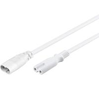 Goobay Prolunga C7/C8 ADCV 200 WS 2,0 m Bianco