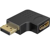 goobay Adattatore angolare DisplayPort 90 gradi a sinistra, 8 K 144 Hz, 4 K 240 Hz, DP 2.1, da gioco a femmina per PC, monitor, scheda grafica - 77132