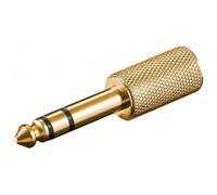 Goobay Adattatore audio stereo 6,35 mm a 3,5 mm metallo
