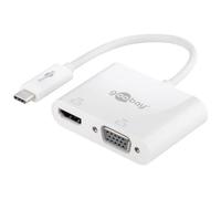 GOOBAY - Adattatore Multiporta Usb-c Goobay Hdmi+vga 52430 Bianco