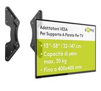 Goobay Adattatore VESA 60134 per supporto TV a parete nero
