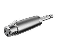 Goobay Adattatore XLR Cannon Femmina ad Audio 6,35mm Maschio Stereo