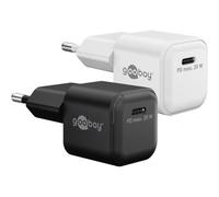 Goobay Alimentatore Caricatore Rapido USB-C™ PD GaN Nano 20W 3A Nero