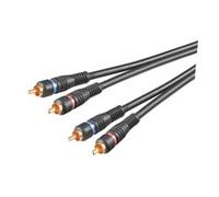 Goobay AVK 132-150 Cavo audio da 1,5 m 2 x RCA Nero - Nouvo