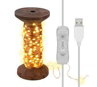 Goobay Bobina con Filo di Rame 150 Luci LED IP22 USB Interruttore On Off