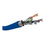 Goobay Bobina S/FTP Cavo Cat.7 Rame 500m Rigido PIMF B2ca Blu