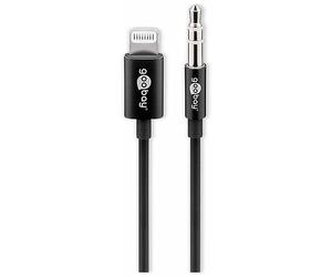 GOOBAY CABLE CONECTOR DE AUDIO APPLE LIGHTNING (3,5 MM) 66805