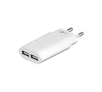 Goobay Caricabatterie USB slim 2,1 A, ricarica ottimale con fino a