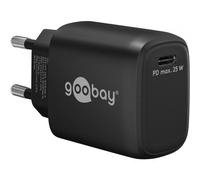 Goobay Caricatore Alimentatore GaN USB-C™ PD da Muro 25W Nero
