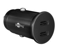Goobay Caricatore Compatto da Auto 2 porte USB-C™ PD Power Delivery 30W