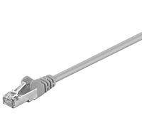 Goobay 50129 CAT 5e Cavo Patch, Rete F/UTP, Grigio, 3m Lunghezza