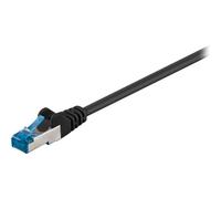 Goobay Cat 6 a Patchkabel S/FTP PiMF black Kupferleiter CU 94154