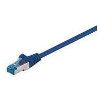 goobay CAT 6a SFTP, PiMF 25cm Patchkabel BlÃ¥ NEW