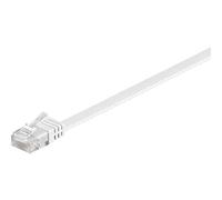 Goobay Cat5e Flat 5-1000 10.0m White 10m networking cable - Networking Cables (10 m, White)