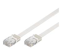 Goobay Cat5e Flat 5-1500 15.0m Bianco 15m cavo di rete