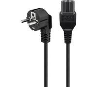 Cavo di alimentazione Goobay da CEE7/7 a C15 Nero 20 m
