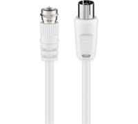 Goobay Cavo Antenna TV F/IEC M/F 1,5 mt
