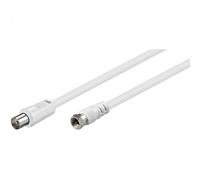 Goobay Cavo Antenna TV F/IEC M/M 2,5 mt