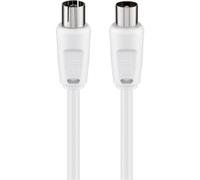 Goobay Cavo Antenna TV M/F 1,5 mt bianco