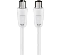 Goobay Cavo Antenna TV M/F 10 mt bianco