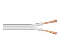 GOOBAY 27525 - Cavo per altoparlanti 2 x 2,5 mm², 100 m bianco CCA